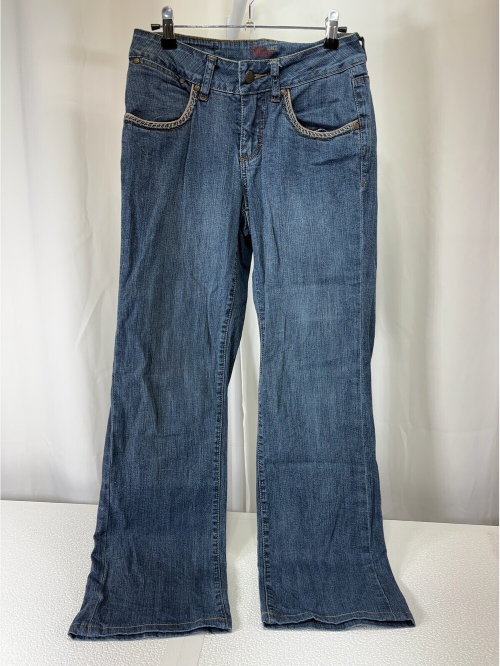 Worn Women's Blue Denim Jeans Size 4 235D